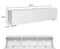 Floating TV Stand on the Wall with LED Lights Media Console TV Unit for Living Room Bedroom Modern Entertainment Center for TVs Up to 63"